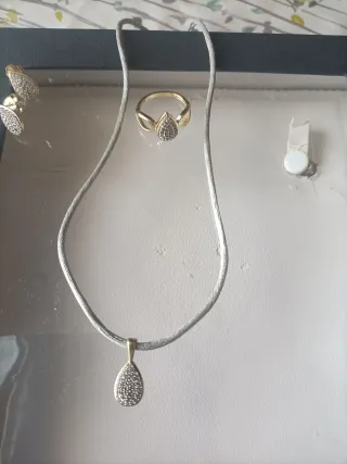 Conjunto de Joyas Baño Oro Plata
