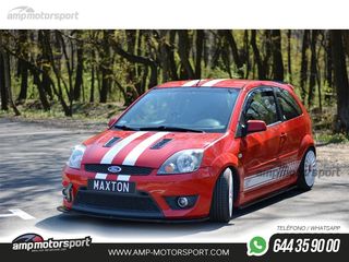 SPOILER DELANTERO DESCATALOGADO FORD FIESTA MK6 NEGRO BRILLO
