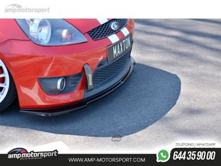 SPOILER DELANTERO DESCATALOGADO FORD FIESTA MK6 NEGRO BRILLO