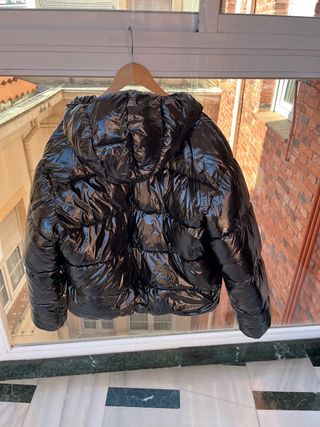 Plumas negro tipo Moncler