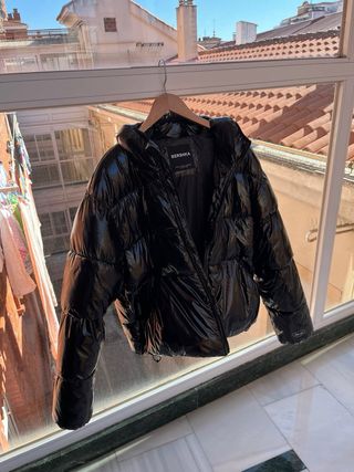 Plumas negro tipo Moncler