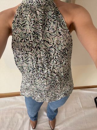 Blusa Zara Mujer Talla L Estampada