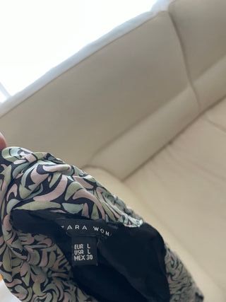 Blusa Zara Mujer Talla L Estampada