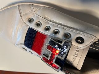 Sneakers Tommy Hilfiger Tg 37 con paillettes