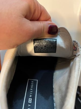 Sneakers Tommy Hilfiger Tg 37 con paillettes