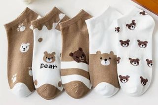 PACK 5 PARES DE CALCETINES OSITOS 