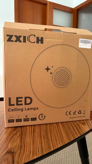 Lámpara Techo LED ZXICH con Altavoz