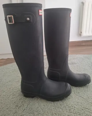 Botas de agua Hunter negras