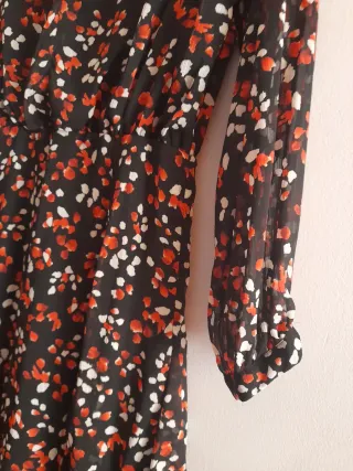 Vestido corto Zara estampado