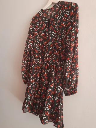 Vestido corto Zara estampado
