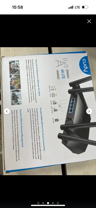 Cudy New LT400 Router 4G LTE WiFi 300Mbps