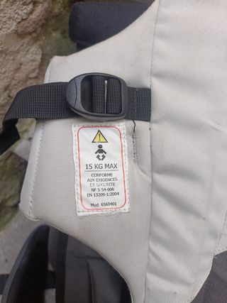 Mochila Portabebés Quechua Senderismo máximo 15Kg