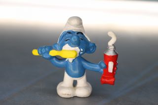 Pasta de Dientes. Los Pitufos . Peyo. Schleich.1979.