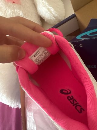 Zapatillas Asics Mujer Blancas y Rosas