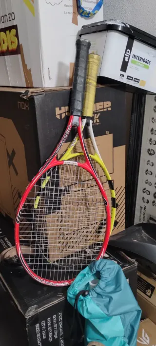 Dos raquetas de tenis Fischer