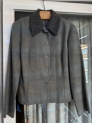 Conjunto de traje de chaqueta con falda