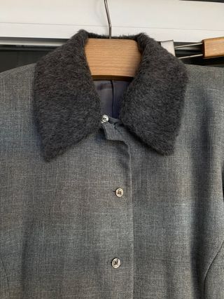 Conjunto de traje de chaqueta con falda