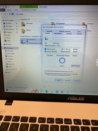 Asus F552w Portátil Blanco