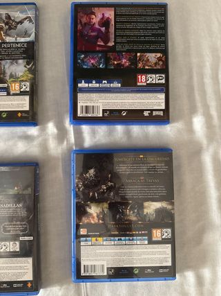 Lote 6 Videojuegos PS4
