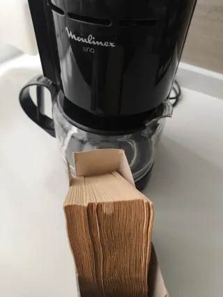 Cafetera Moulinex jarra + 100 filtros