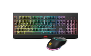 Teclado- Kit Gaming Krom Kabala RGB Inalámbrico 
