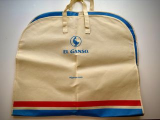Bolsa Portatrajes El Ganso Beige y Azul