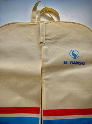 Bolsa Portatrajes El Ganso Beige y Azul