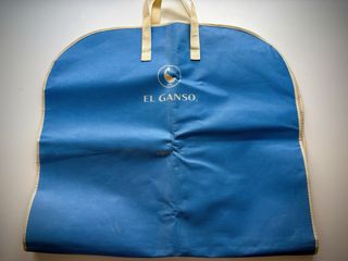 Bolsa Portatrajes El Ganso Beige y Azul