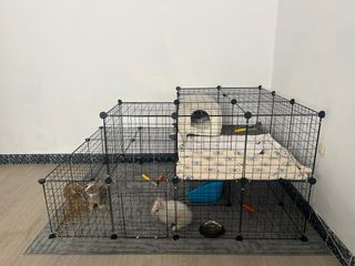 Jaula grande modular para mascotas