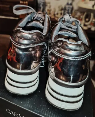 Sneakers donna Ideal Shoes Bronzo