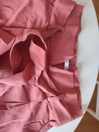 Pantalón Mango Talla M Rosa