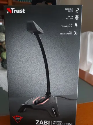 Microfone Trust Zabi GTX 215 USB