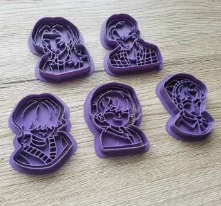 Cortador de galletas chicos guerreras del kpop