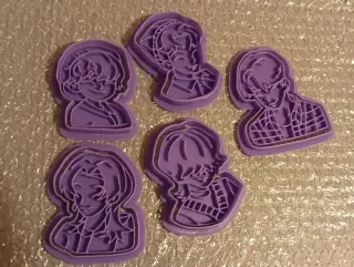 Cortador de galletas chicos guerreras del kpop