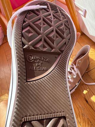 Converse Beige/Marrón Nuevas Talla [Talla]