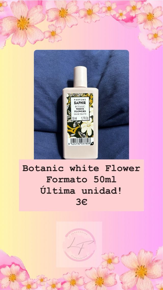 Perfume Saphir Botanic White Flower 50ml