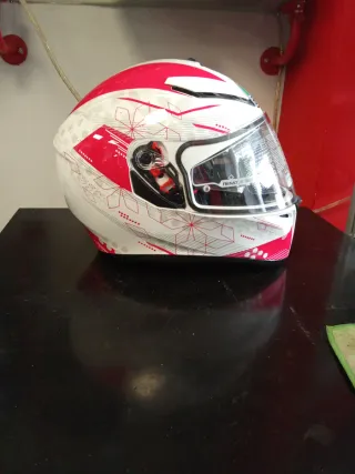Casco AGV K3 SV Rosa/Blanco Talla L