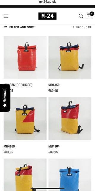 Mochila Ecológica Carpa Camión Reciclada