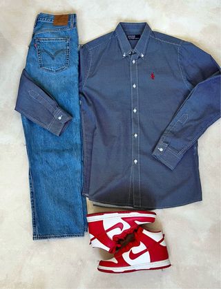 Camisa Polo Ralph Lauren azul Talla M