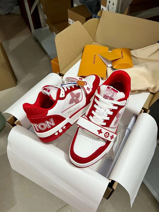 Zapatos Louis Vuitton Rojos y Blancos
