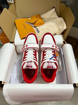 Zapatos Louis Vuitton Rojos y Blancos
