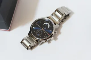 Reloj Tommy Hilfiger Azul y Plateado