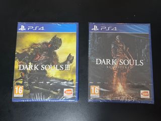 Dark Souls 3 y DS Remastered PS4 PRECINTADOS