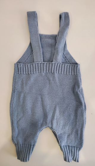 Peto bebé punto azul 0-1 meses TEX