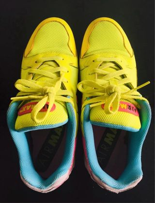 Zapatillas Nike Air Max Amarillas y Azules