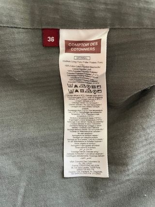 Gabardina Comptoir des Cotonniers gris