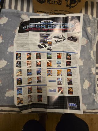 Strider y FIFA 95 Mega Drive Sega
Con póster