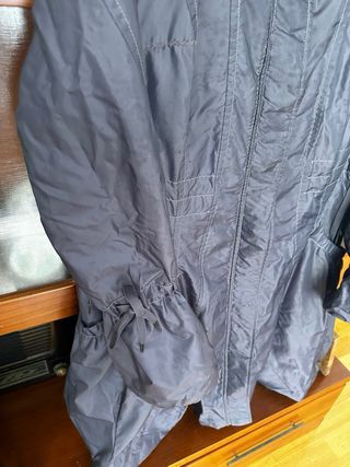 Parka/gabardina morada mujer