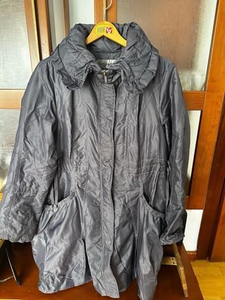 Parka/gabardina morada mujer