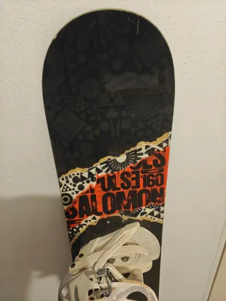 Tabla y botas snowboard Salomon Pulse 160
